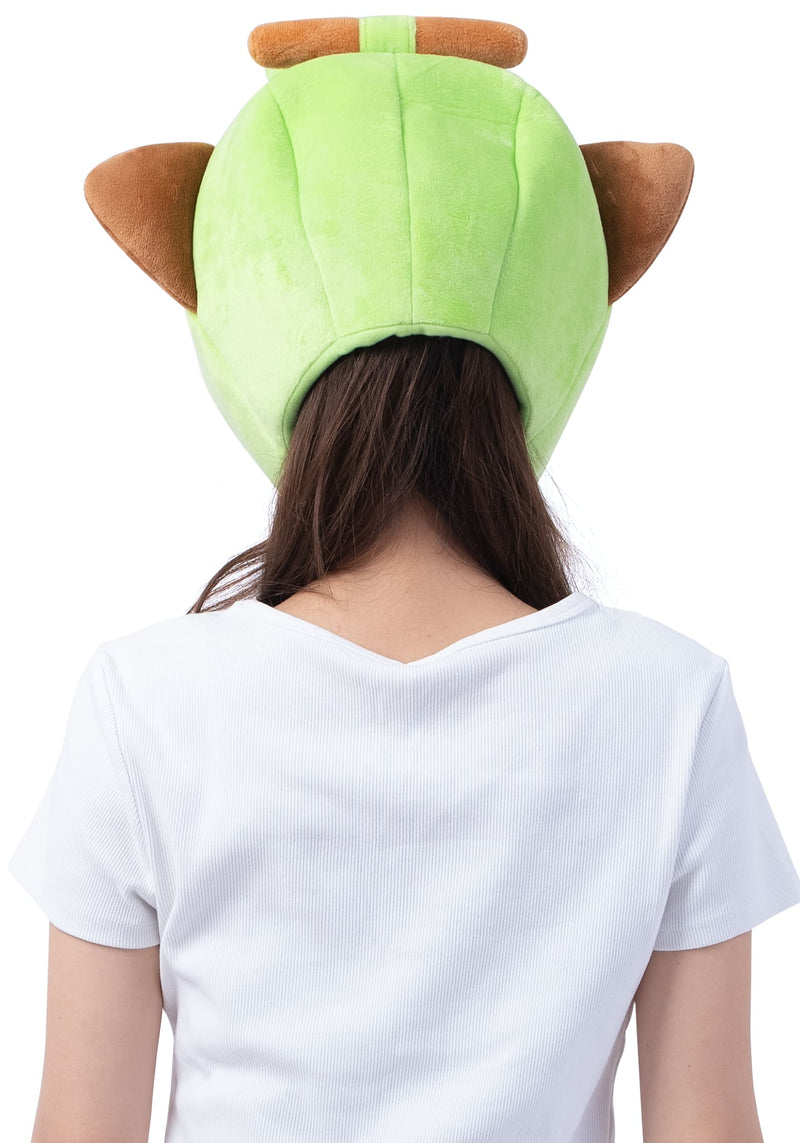 Load image into Gallery viewer, Clever Idiots Inc. Pokemon Grookey Kigurumi Costume Adult Beanie Hat
