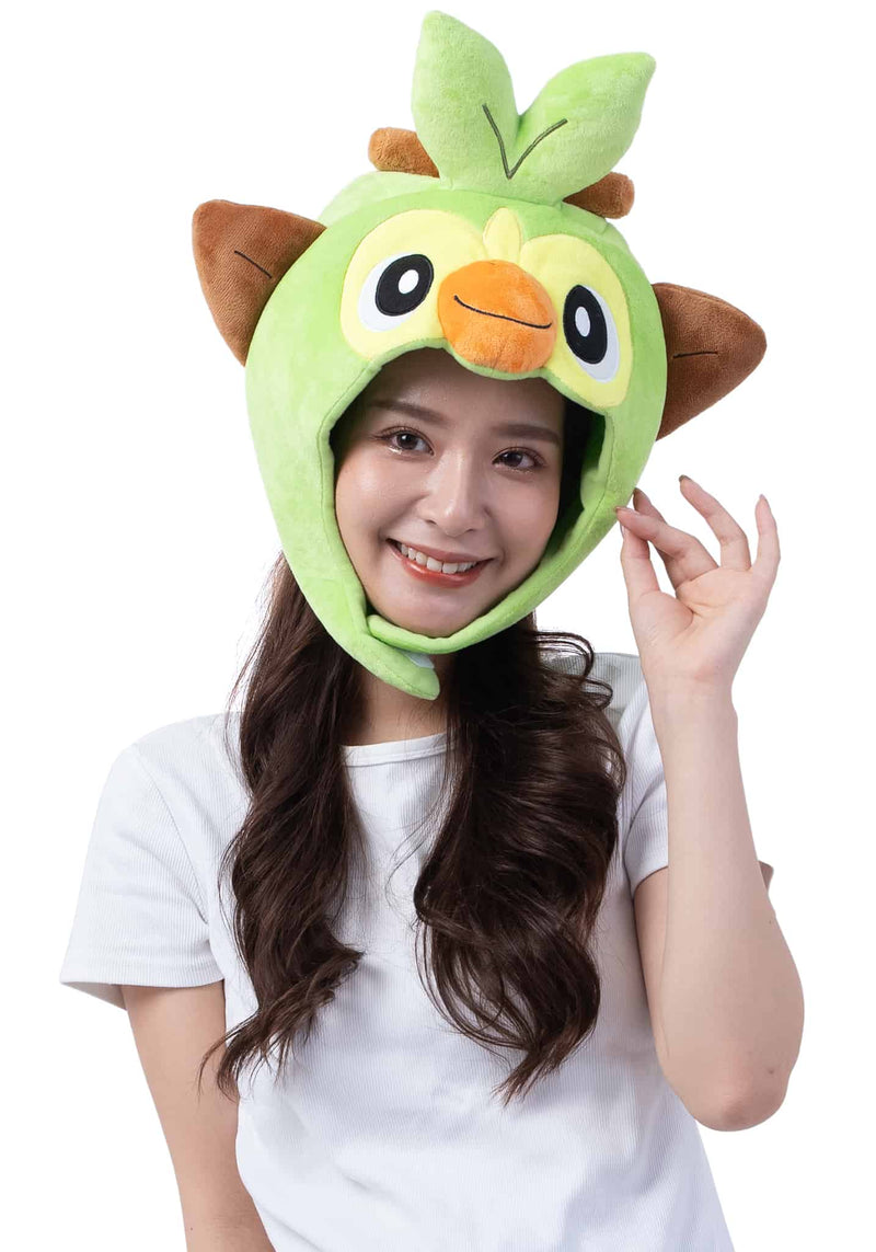 Load image into Gallery viewer, Clever Idiots Inc. Pokemon Grookey Kigurumi Costume Adult Beanie Hat
