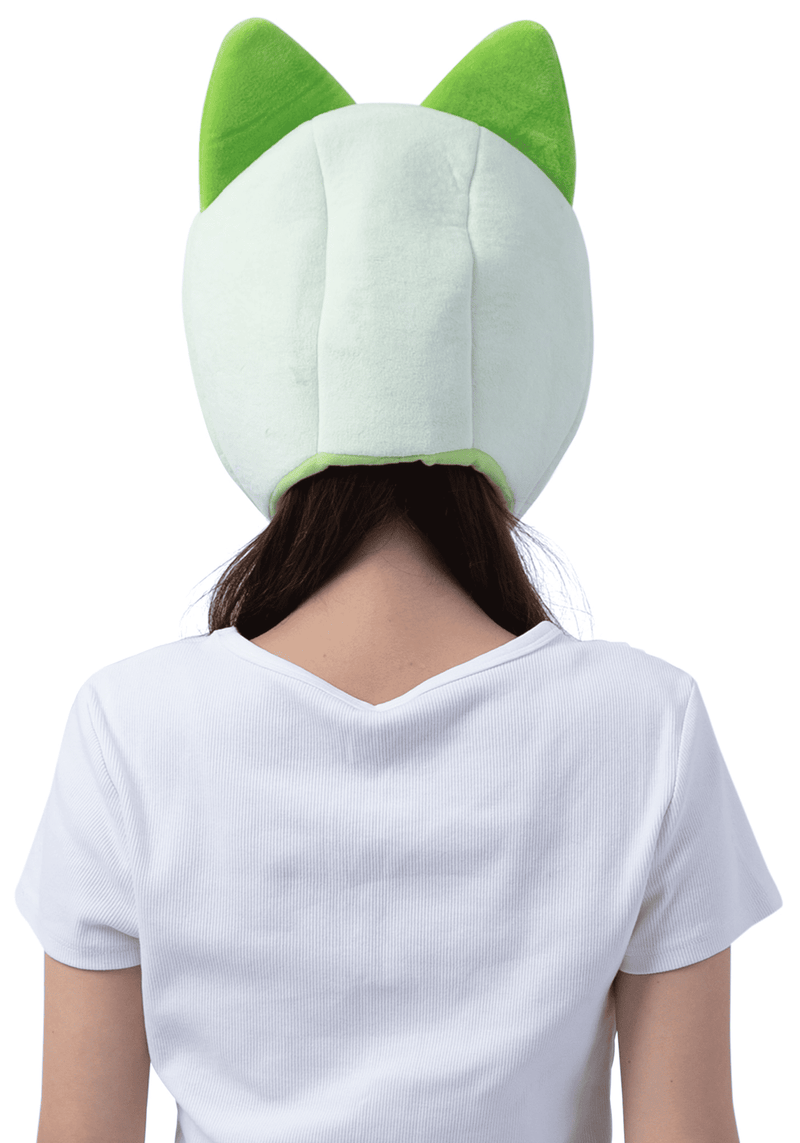 Load image into Gallery viewer, Clever Idiots Inc. Pokemon Sprigatito Kigurumi Costume Beanie Hat
