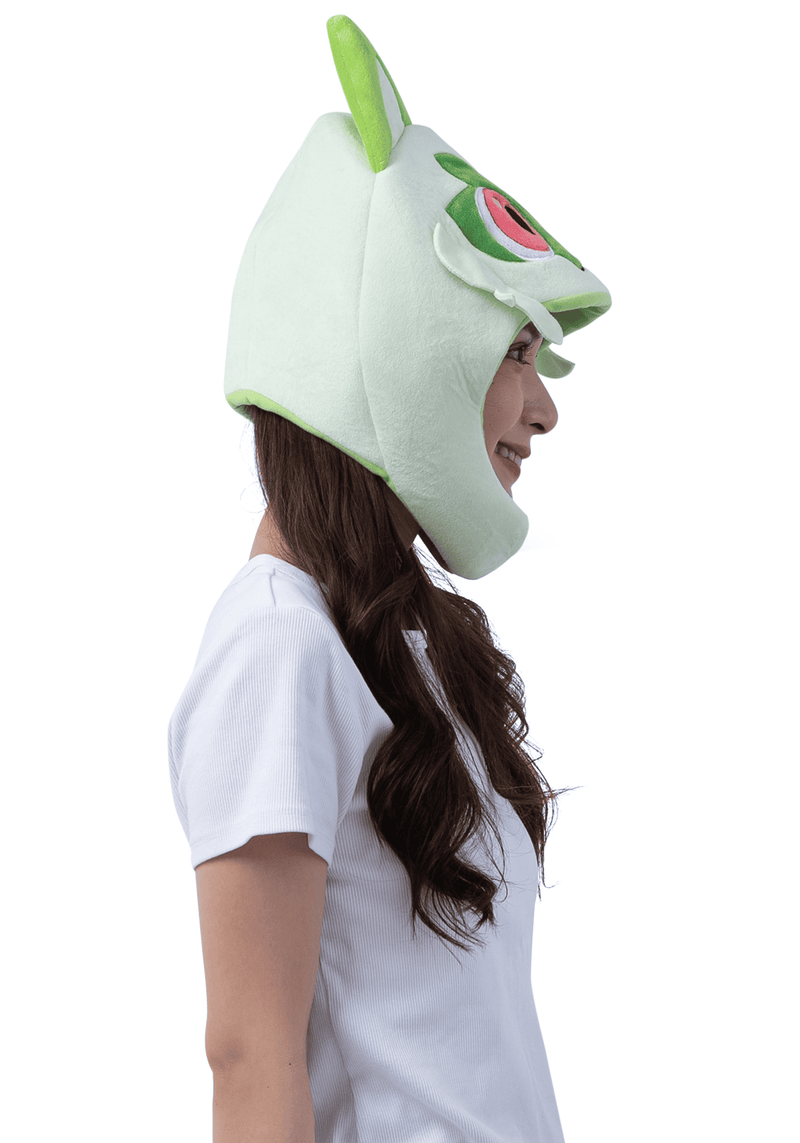 Load image into Gallery viewer, Clever Idiots Inc. Pokemon Sprigatito Kigurumi Costume Beanie Hat
