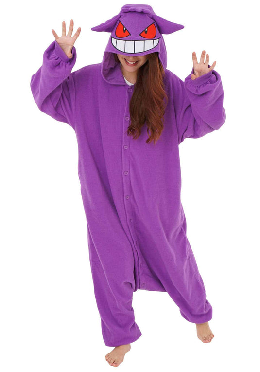 Clever Idiots Inc. Pokemon - Gengar Kigurumi Costume