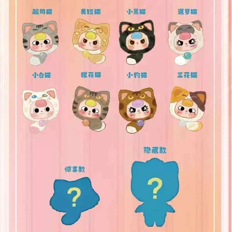 Cargue la imagen en el visor de la galería, U.C.C. Distributing Baby Three: Fortune Cat Zipper Bag 1pc Plush Blind Box
