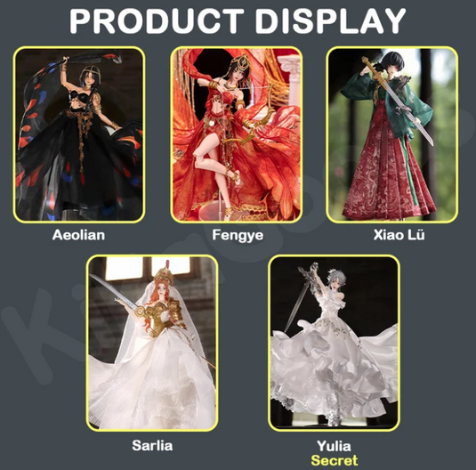 Kika Goods Calembou Ghost Blade Series Special 1/6 Action Figure BJD 1 Piece Blind Box