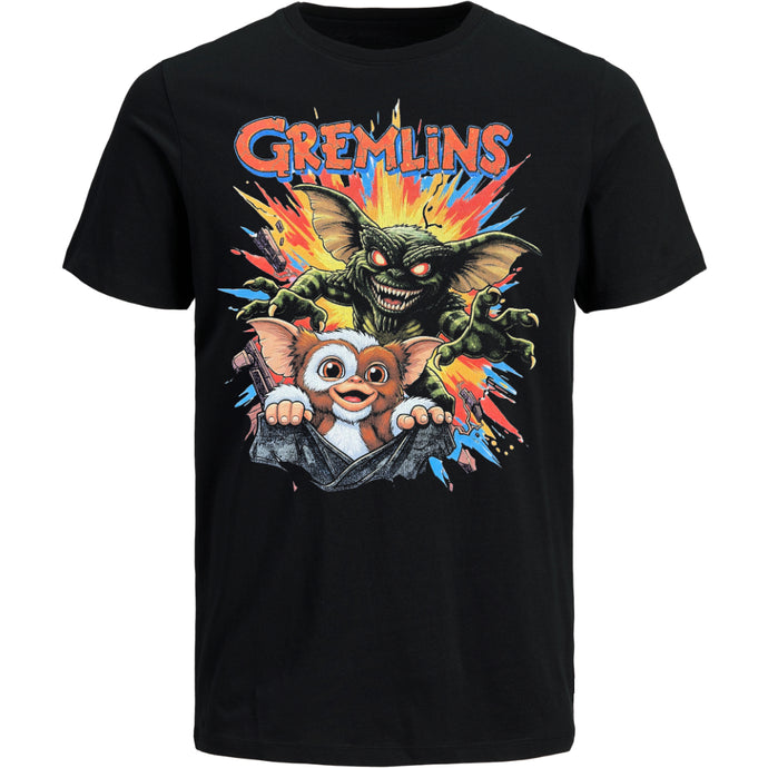 Horror Movie Gremlins - Gizmo and Gremlin Black T-Shirt
