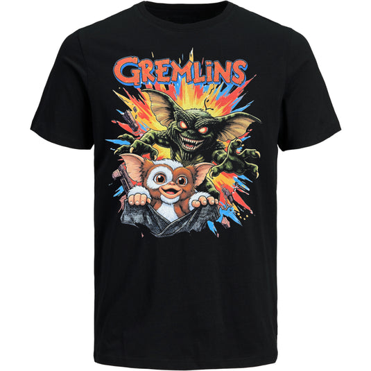 Horror Movie Gremlins - Gizmo and Gremlin Black T-Shirt
