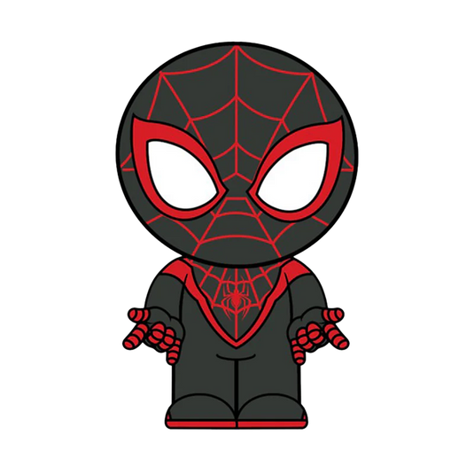 Monogram Marvel Spider-Man Miles Morales Black and Red Suit PVC Figural Bank