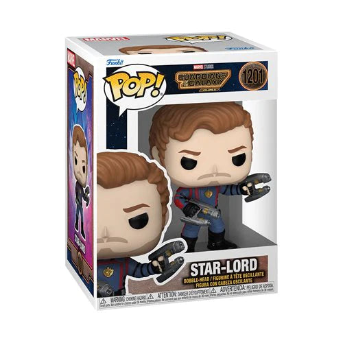 Cargue la imagen en el visor de la galería, ¡Funko Pop! Guardianes de la Galaxia Volumen 3 - Figura de vinilo Star-Lord
