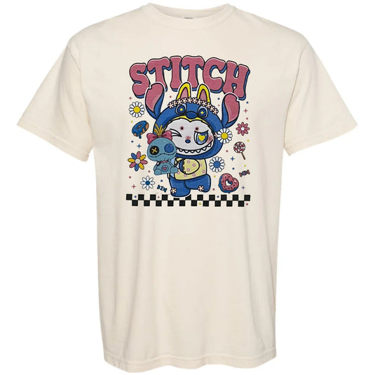 Stitch Labubu - Ivory Comfort Color T-shirt