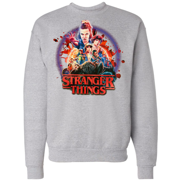 Stranger Things - Characters Grey Sweatshirt