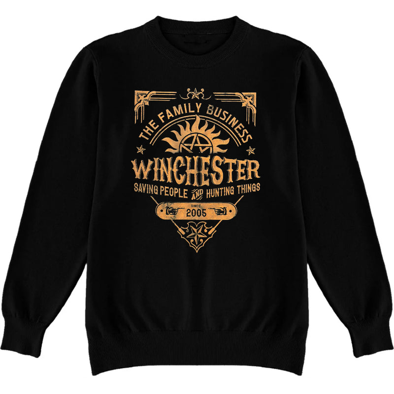 Chargez l&#39;image dans la visionneuse de la galerie, Super Natural - Winchester Black Sweatshirt
