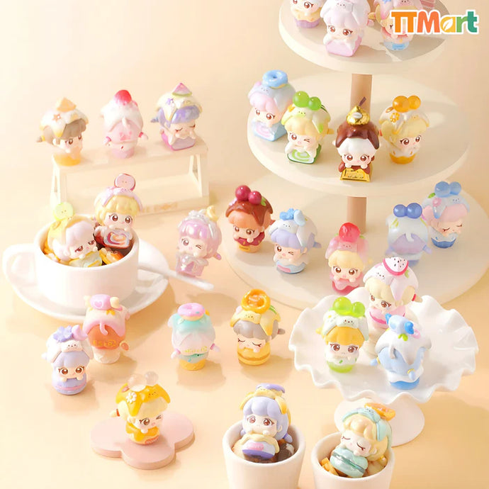 Kika Goods Naibao Meow Tea Party Mini Cute Beans Single Series Blind Box