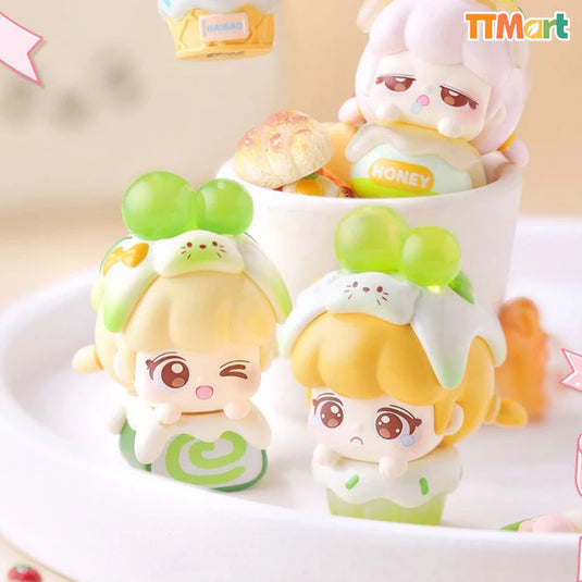 Kika Goods Naibao Meow Tea Party Mini Cute Beans Single Series Blind Box