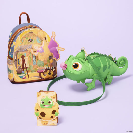 Loungefly Disney - Tangled Pascal Figural Crossbody Bag