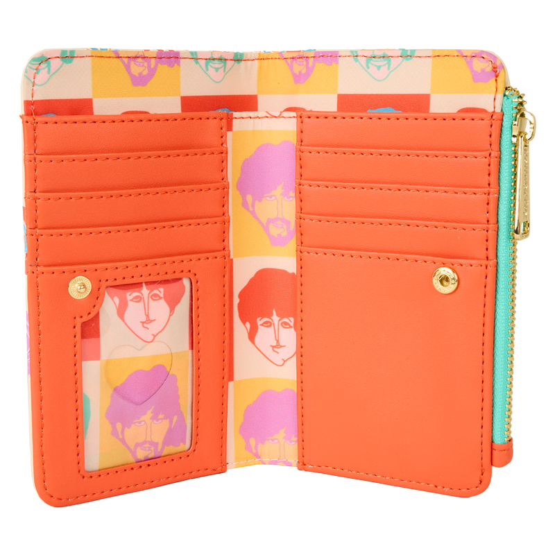 Chargez l&#39;image dans la visionneuse de la galerie, Loungefly The Beatles - All You Need Is Love Flap Wallet
