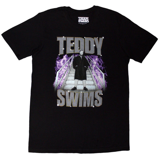 Teddy Swims - Retro Bootleg Black Unisex T-Shirt