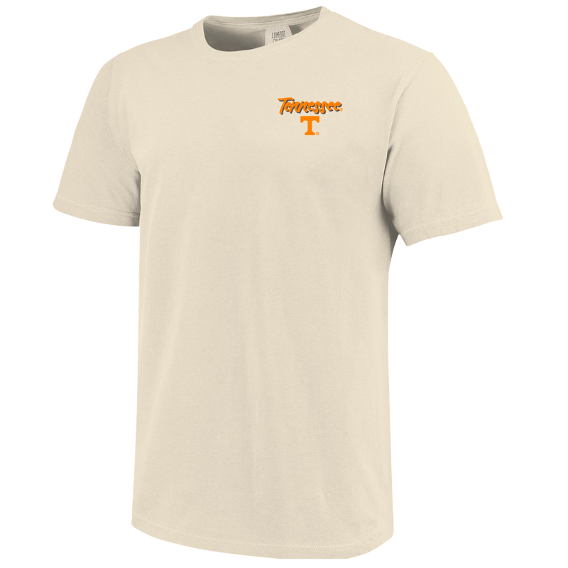 Load image into Gallery viewer, Tennessee Volunteers - Hand Drawn Campus Stack Comfort Color Short Sleeve T-shirt
