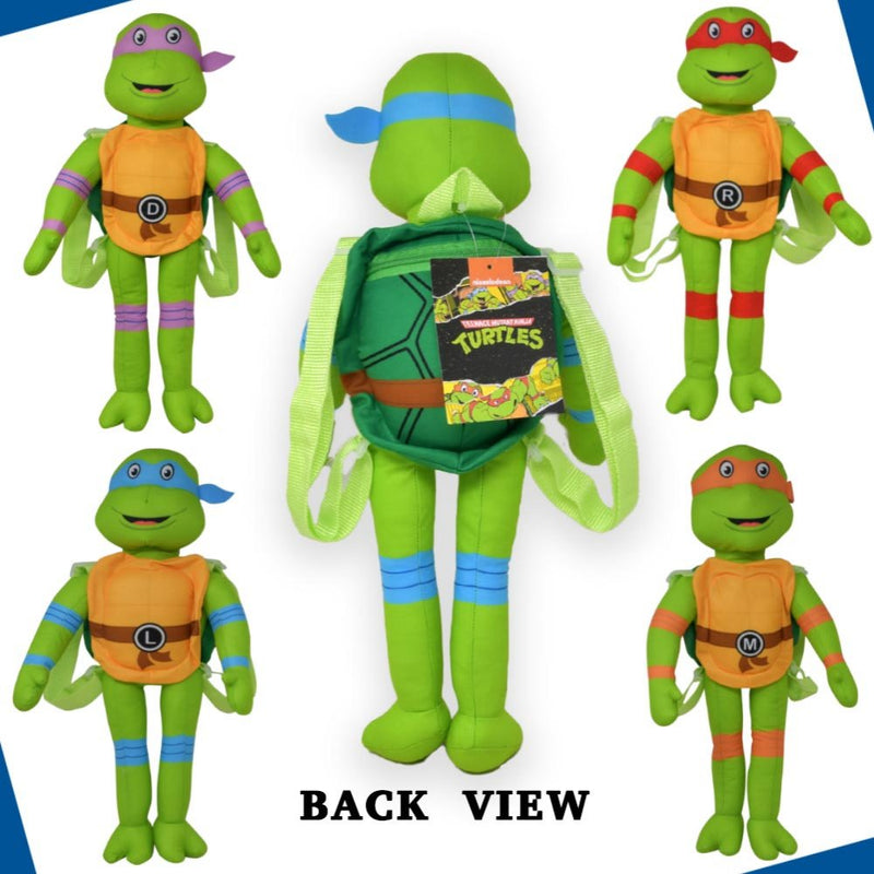 Cargue la imagen en el visor de la galería, Teenage Mutant Ninja Turtles - Characters 19" Plush Backpack
