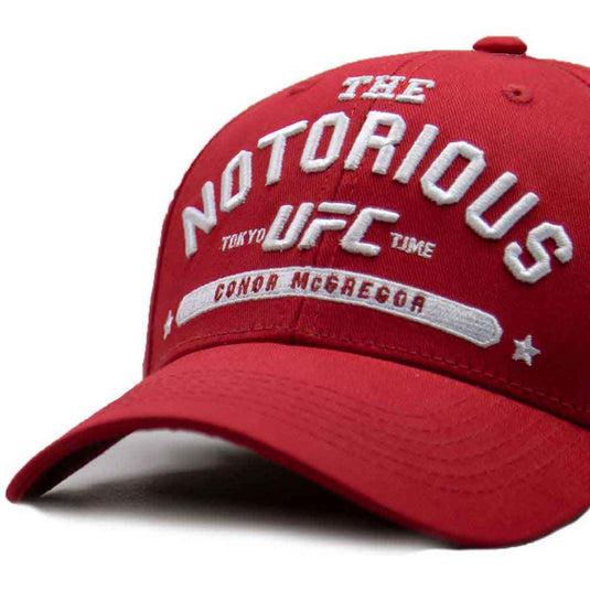 Tokyo Time UFC Notorious McGregor White Logo Unisex Baseball Hat