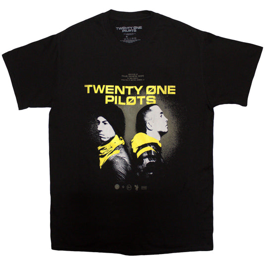 Twenty One Pilots - Back To Back Black Unisex T-Shirt
