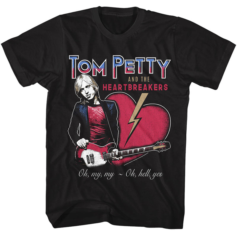 Cargue la imagen en el visor de la galería, Tom Pretty - Tom Pretty And My Heartbreakers Black Adult T-shirt
