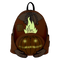 Trick 'R Treat Flaming Pumpkin Head Sam Light Up Glow Mini Backpack