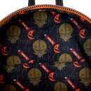 Trick 'R Treat Flaming Pumpkin Head Sam Light Up Glow Mini Backpack