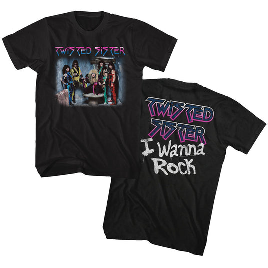 Twisted Sister - I Wanna Rock Adult T-Shirt