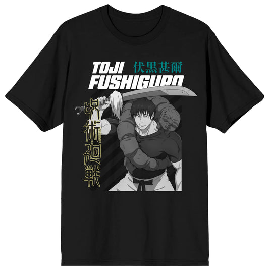 Jujutsu Kaisen - Season 2 Toji Fushiguro Black Men T-Shirt
