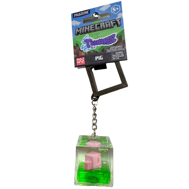 Cargue la imagen en el visor de la galería, U.C.C. Distributing Minecraft Cube Tsunameez Water Keychain
