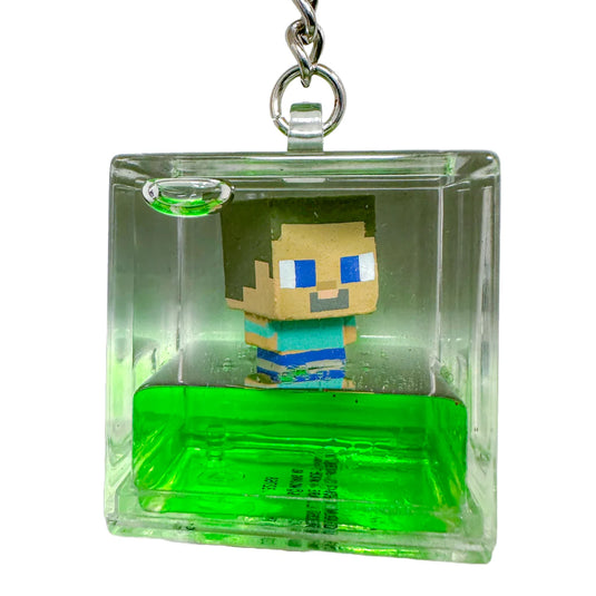 U.C.C. Distributing Minecraft Cube Tsunameez Water Keychain