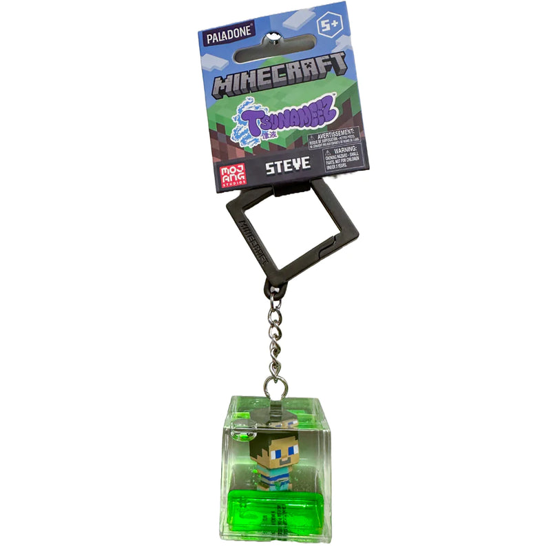 Cargue la imagen en el visor de la galería, U.C.C. Distributing Minecraft Cube Tsunameez Water Keychain
