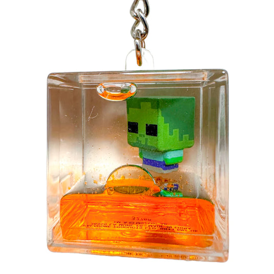 U.C.C. Distributing Minecraft Cube Tsunameez Water Keychain