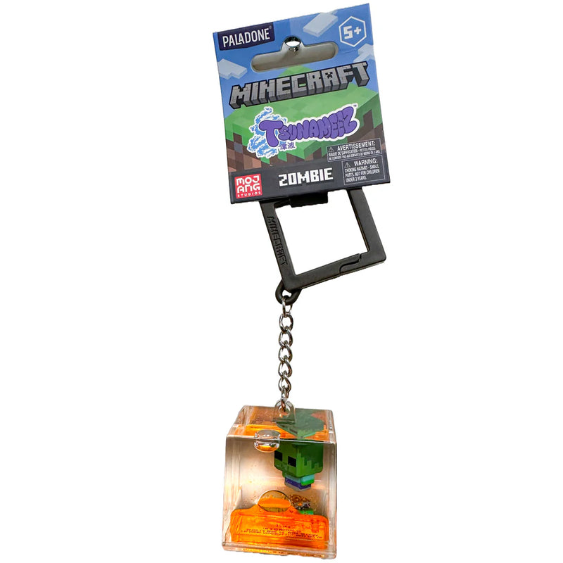 Cargue la imagen en el visor de la galería, U.C.C. Distributing Minecraft Cube Tsunameez Water Keychain
