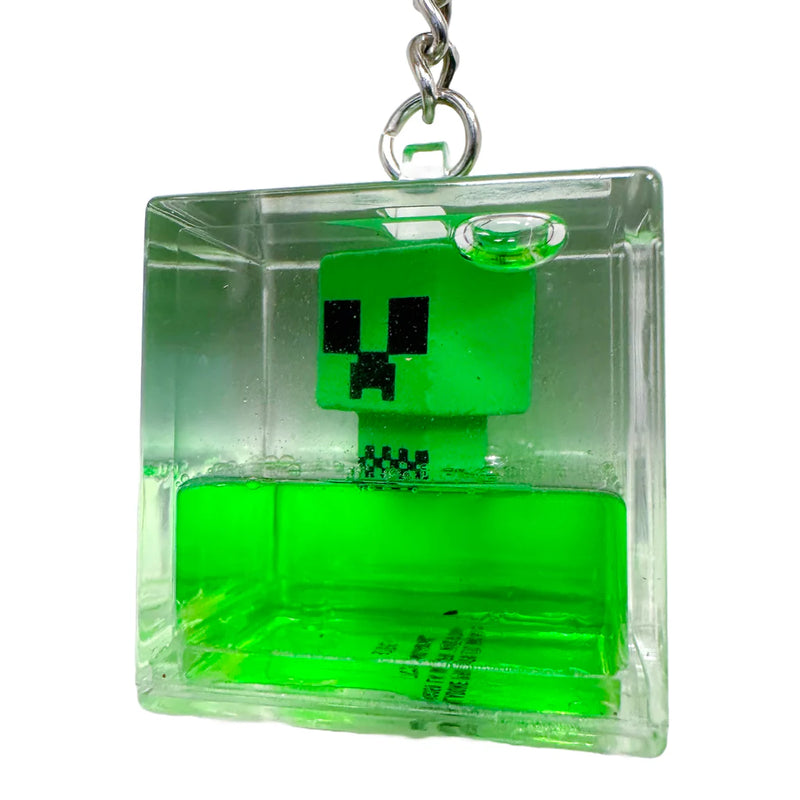 Cargue la imagen en el visor de la galería, U.C.C. Distributing Minecraft Cube Tsunameez Water Keychain
