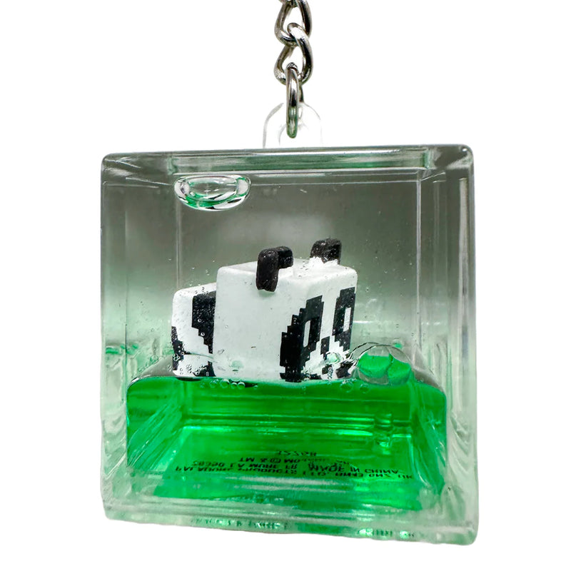 Cargue la imagen en el visor de la galería, U.C.C. Distributing Minecraft Cube Tsunameez Water Keychain
