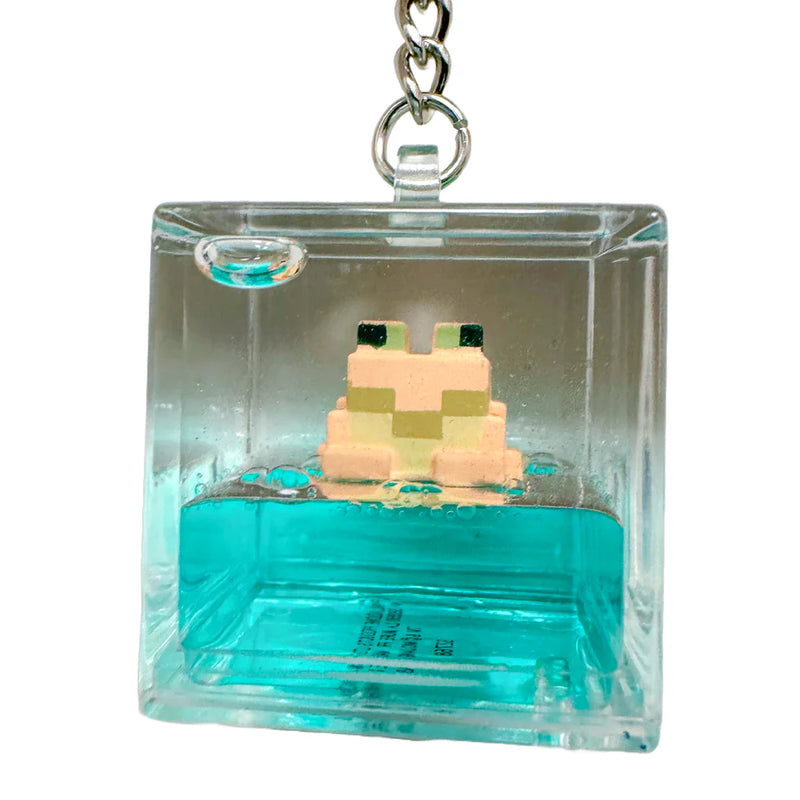 Cargue la imagen en el visor de la galería, U.C.C. Distributing Minecraft Cube Tsunameez Water Keychain
