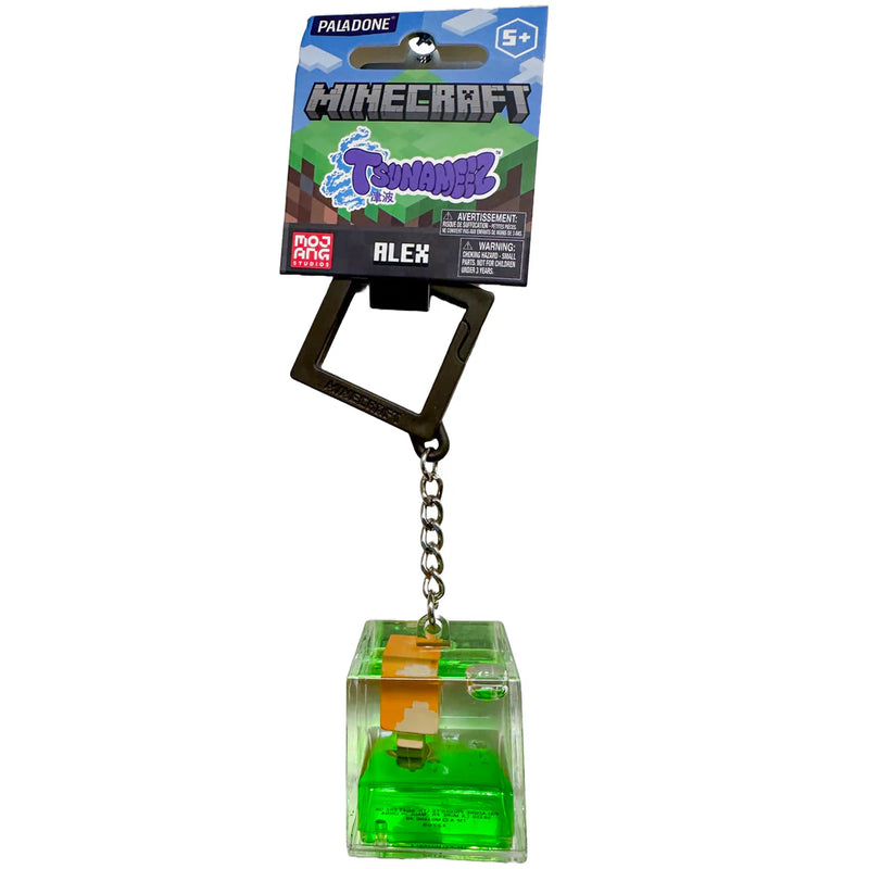 Cargue la imagen en el visor de la galería, U.C.C. Distributing Minecraft Cube Tsunameez Water Keychain
