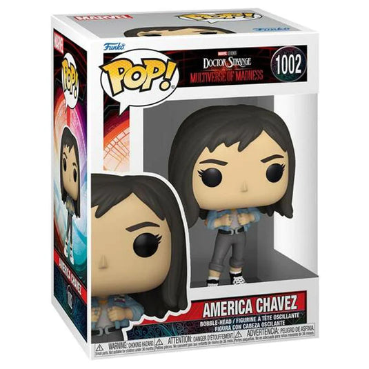 Funko POP! Marvel : Doctor Strange - Multivers de la folie - America Chavez