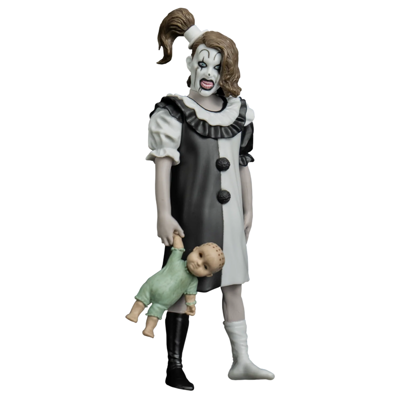 Chargez l'image dans la visionneuse de la galerie, Trick or Treat Studios Terrifier 2 - Art The Clown 5" Pale Girl Vinyl Figure

