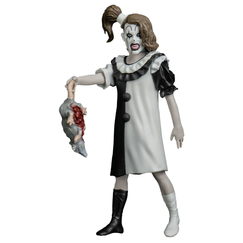 Chargez l'image dans la visionneuse de la galerie, Trick or Treat Studios Terrifier 2 - Art The Clown 5" Pale Girl Vinyl Figure

