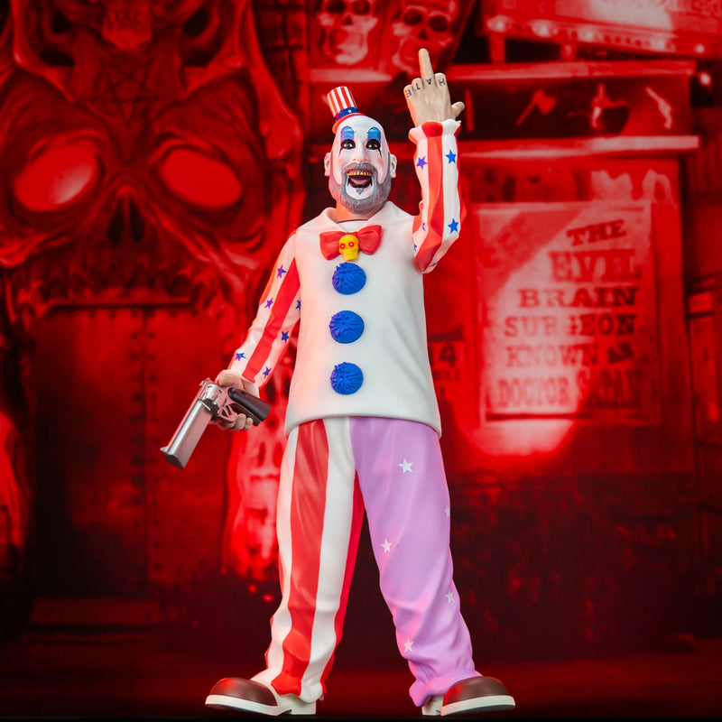 Chargez l'image dans la visionneuse de la galerie, Trick or Treat Studios: House of 1000 Corpses - Giant-Size Trash Talkin' Capt. Spaulding 12" Vinyl Figure
