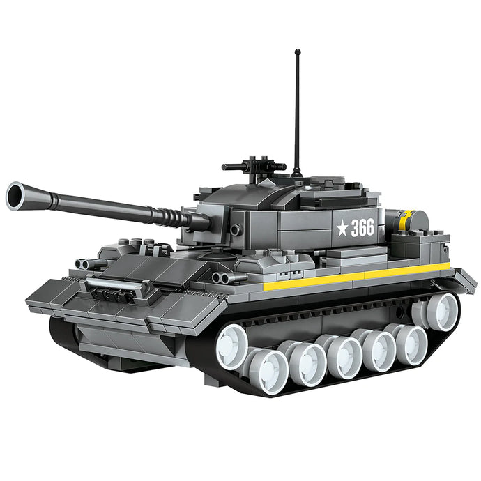 Wange Bricks: Heavy Tank Military Equipment Armored Transporter Brick Toy