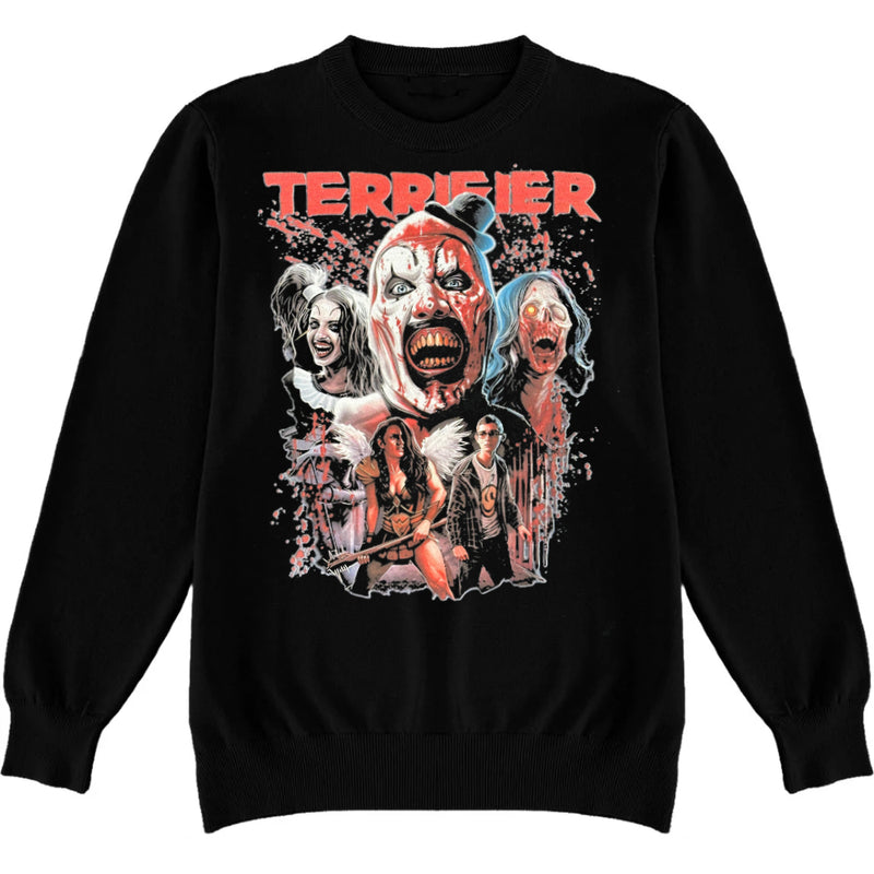 Chargez l&#39;image dans la visionneuse de la galerie, Terrifier Art the Clown - Character Black Sweatshirt
