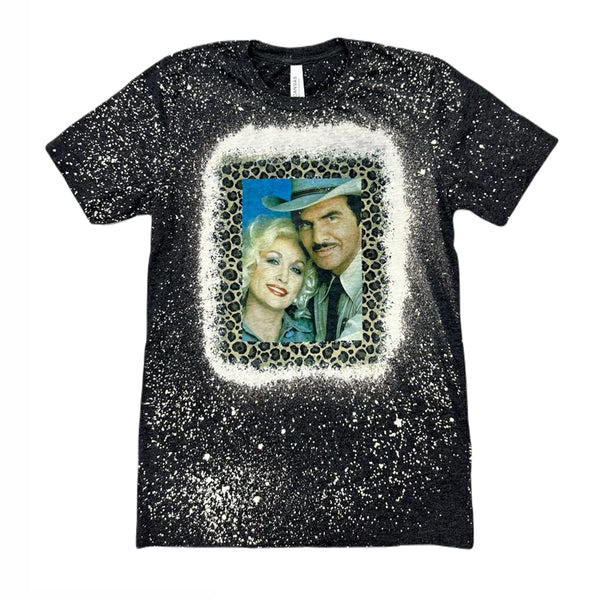 The Best Little Whorehouse in Texas- Burt & Dolly Bleached T-shirt