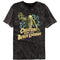 Universal Monsters- "Creature from the Black Lagoon" Wash Black T-shirt