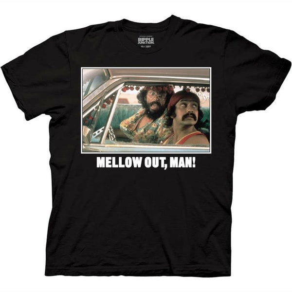 Cheech and Chong - Mellow Out Man Black T-Shirt