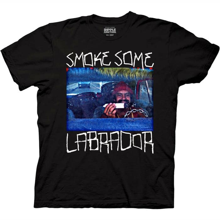 Load image into Gallery viewer, Cheech and Chong - Smoke Some Labrador Black T-Shirt
