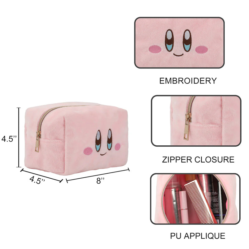 Load image into Gallery viewer, Kirby - Big Face 8 Inch Plush Cosmetic Bag
