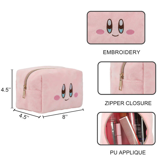 Kirby - Big Face 8 Inch Plush Cosmetic Bag