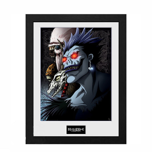 Death Note: The Death Note framed print Shinigami by GB Eye! Wall Art